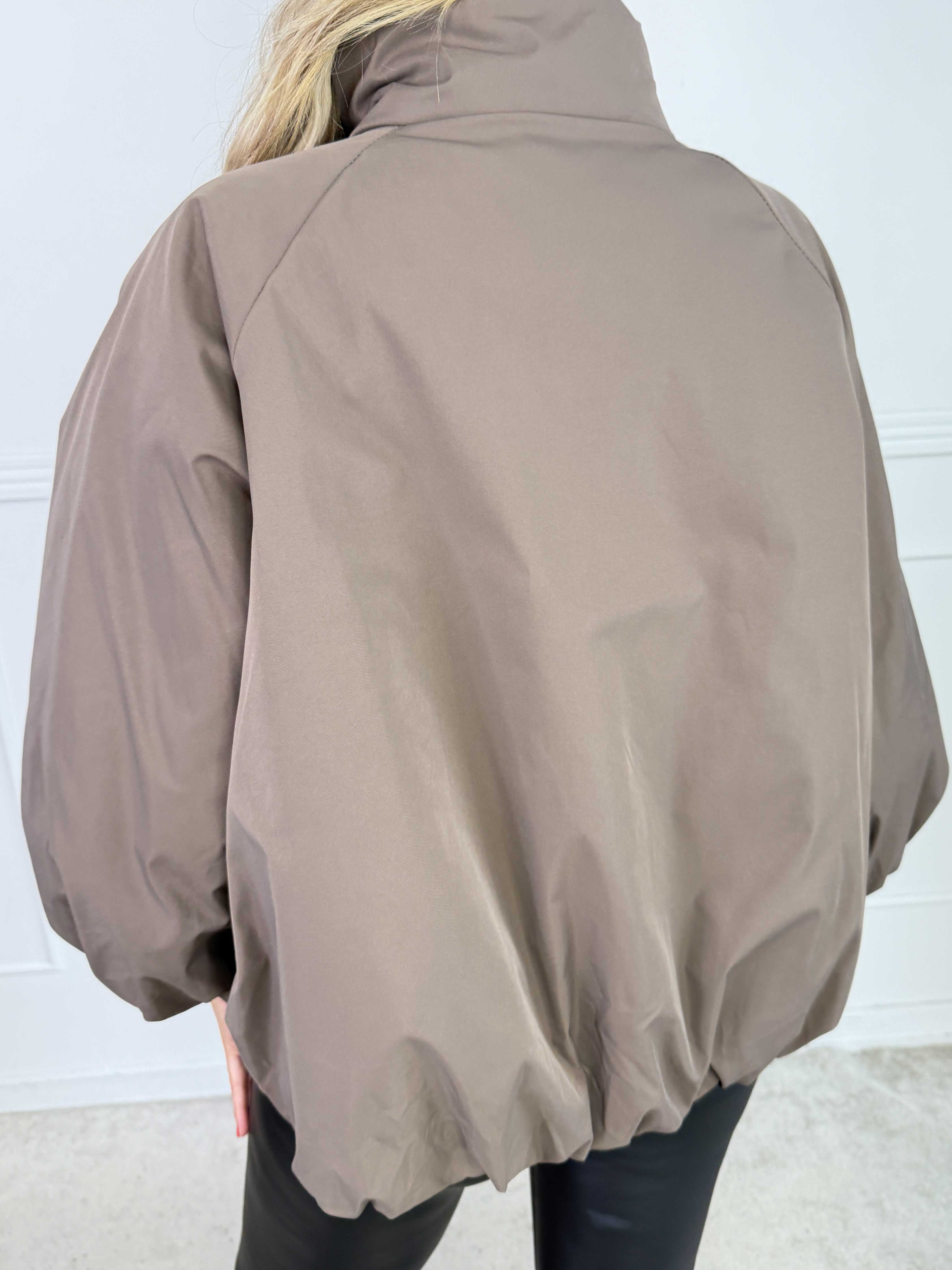 Gemma - Varm og trendy plus size bomber dynejakke